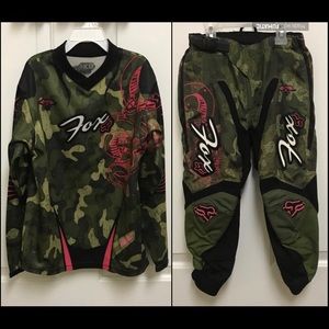 FOX Racing Pants & Jersey - matching - size 8/24